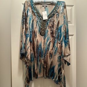 V- neck blouse
